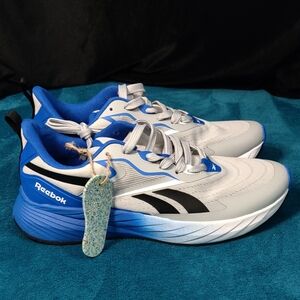 Reebok Verse Blue Gray Black White Running Sneaker Athletic Men’s Size 10